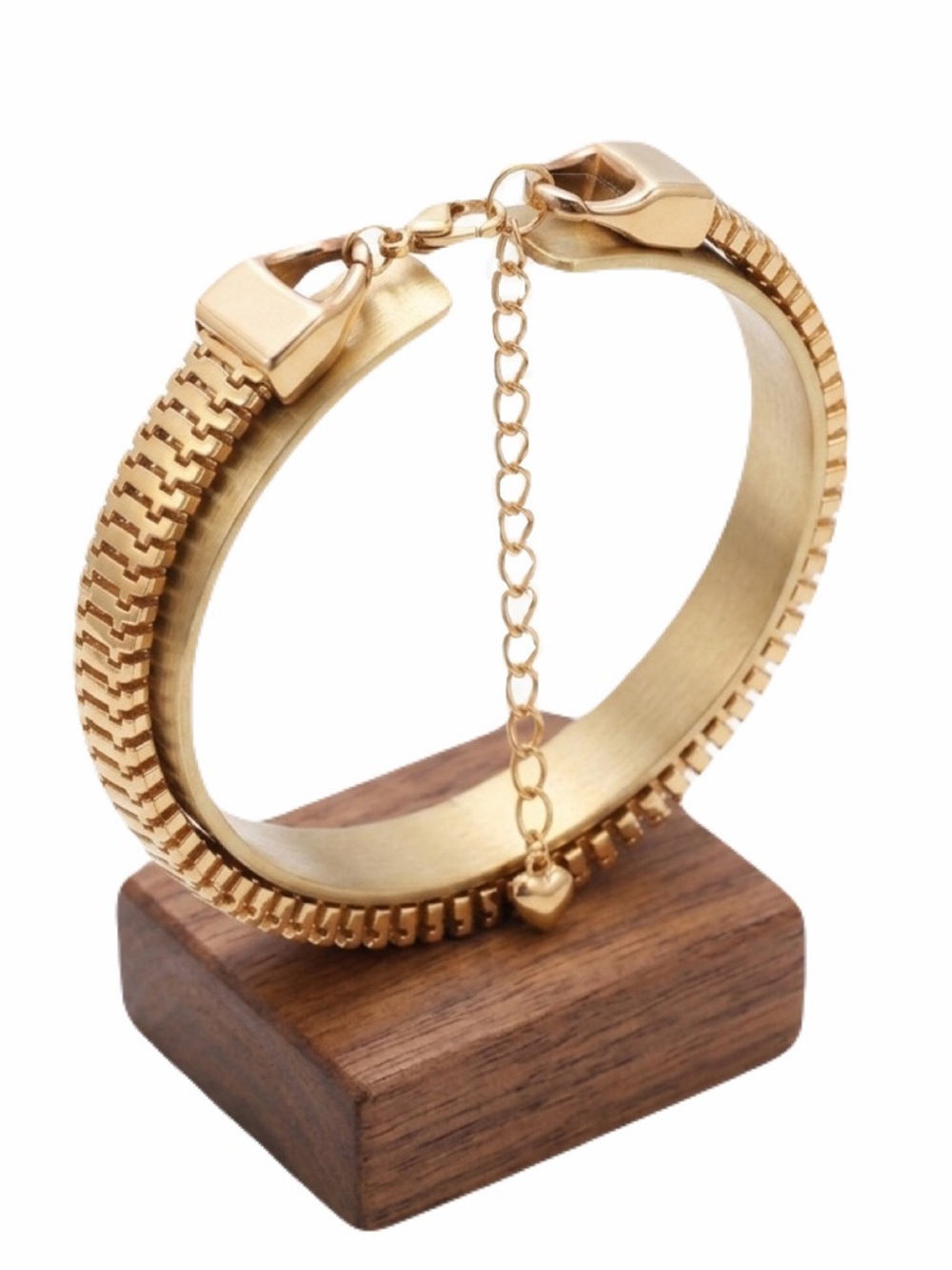 New Herringbone Chain Bracelet in ION Plated Gold Stainless Steel Bracelet